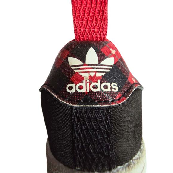 ADIDAS Disney Mickey Mouse Slip-On Sneakers Shoes Youth Size 12 Black Red Shoes - Picture 8 of 10